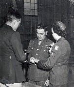 Omer Joy Sayger (weddiing day Nov 3, 1944)